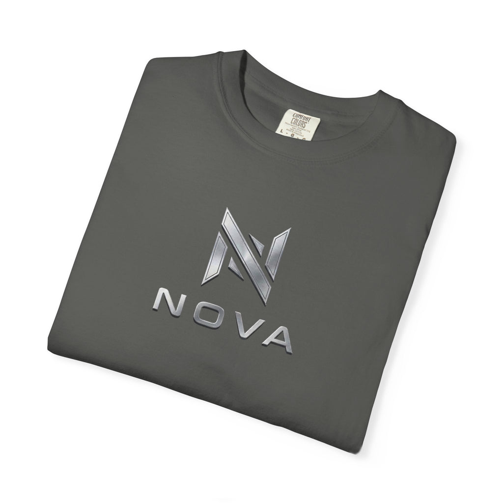 Nova  T-Shirt — Metallic Geometric Back Graphic Tee