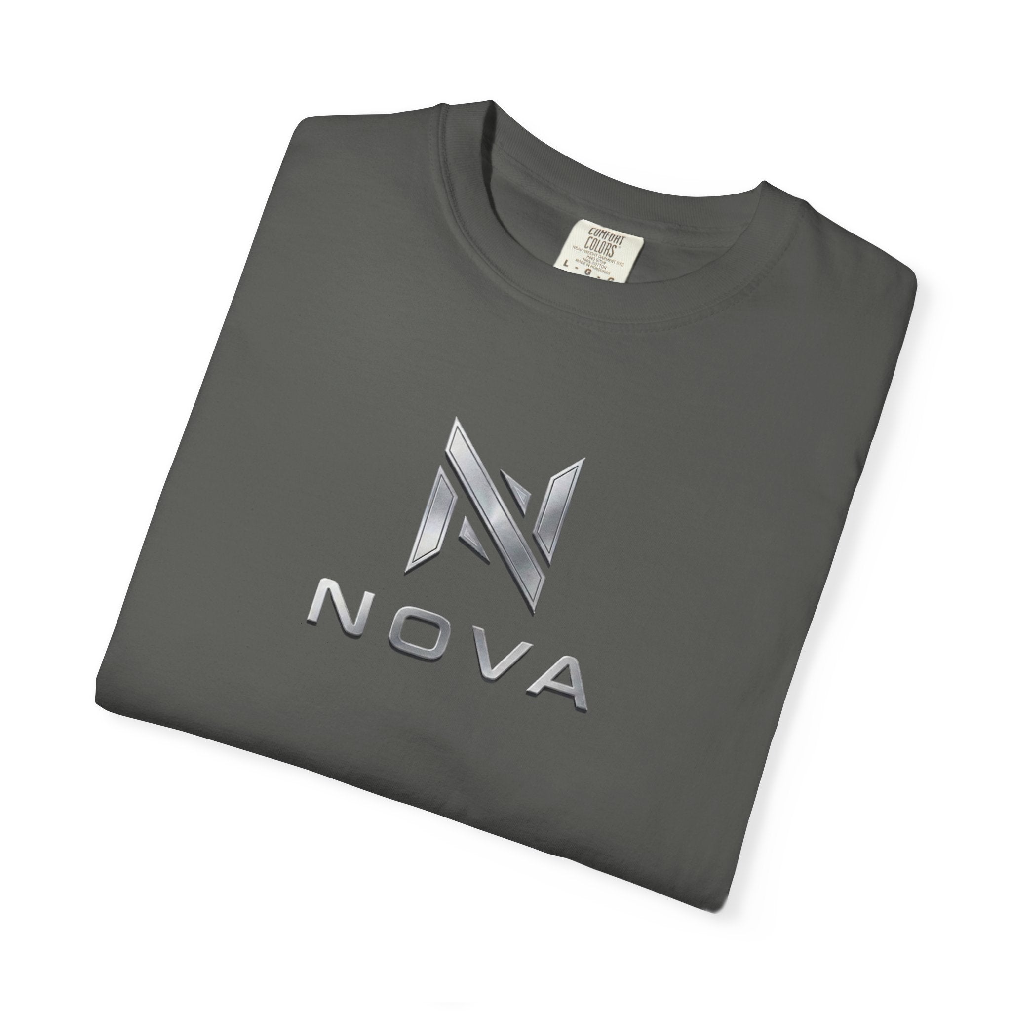 Nova  T-Shirt — Metallic Geometric Back Graphic Tee