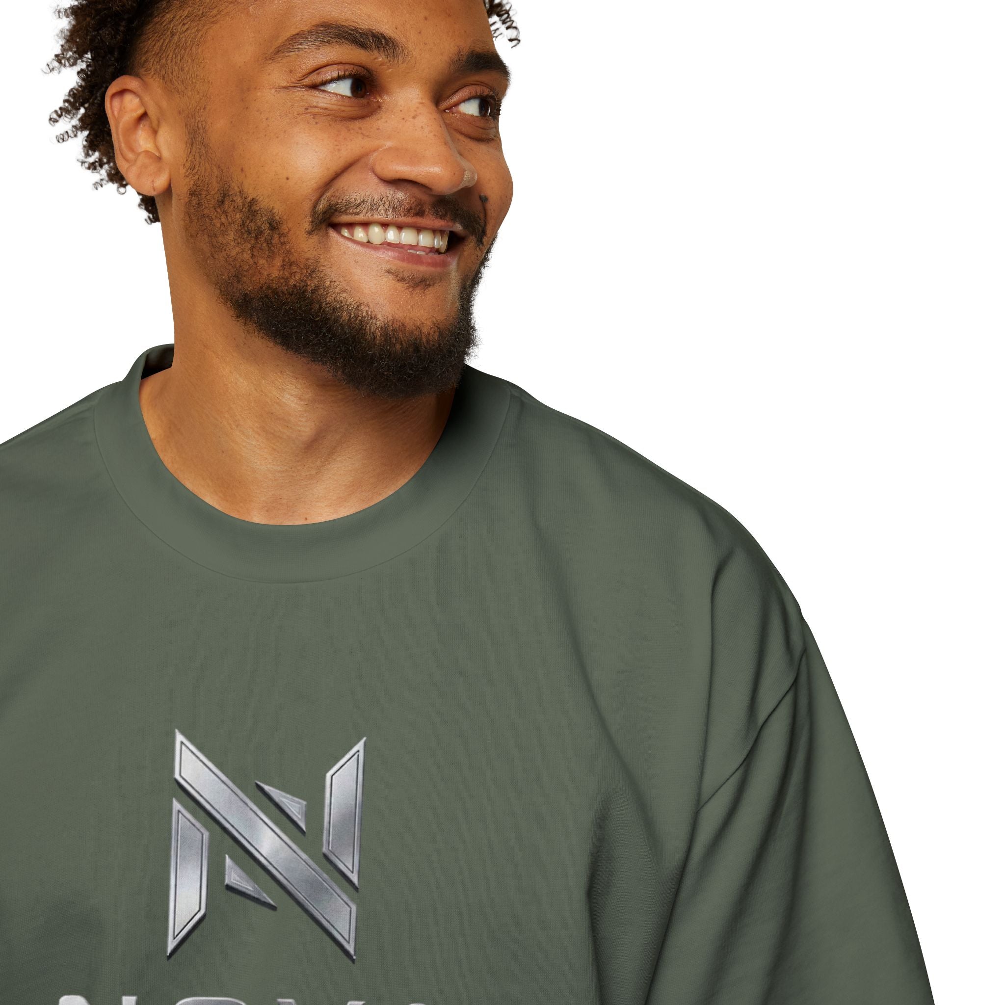 Nova  Tee — Minimalist Men's Oversized White T-Shirt