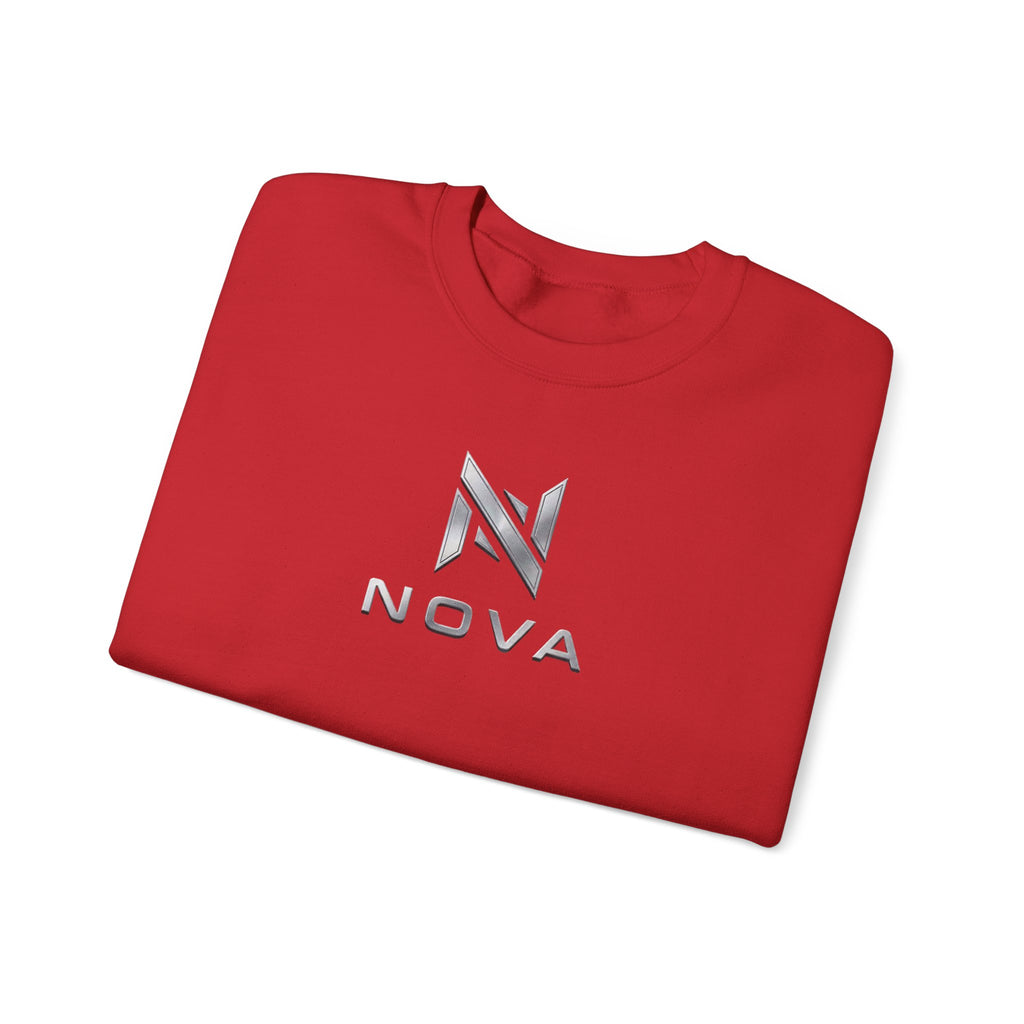 Nova  Crewneck Sweatshirt — Metallic Monogram Graphic