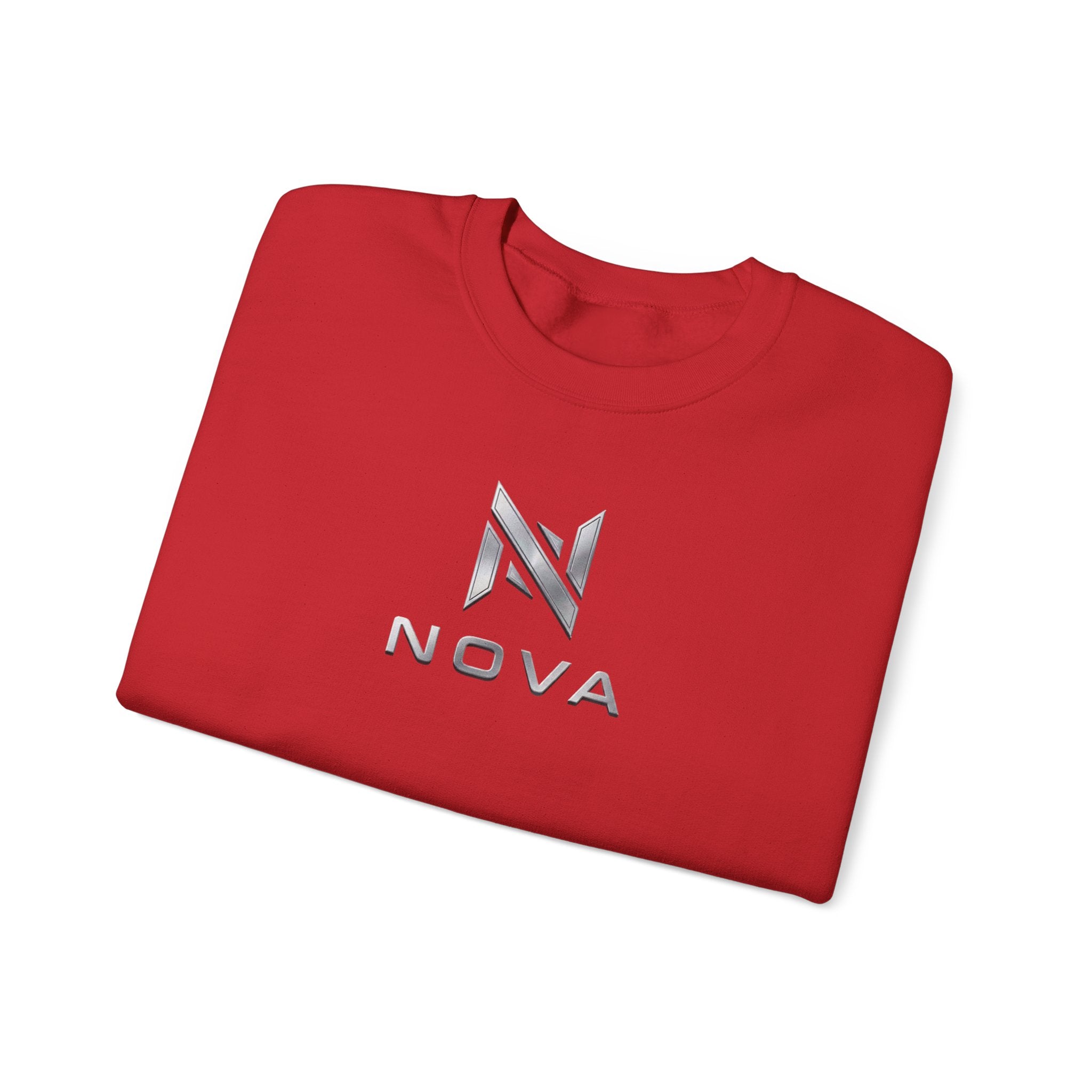 Nova  Crewneck Sweatshirt — Metallic Monogram Graphic