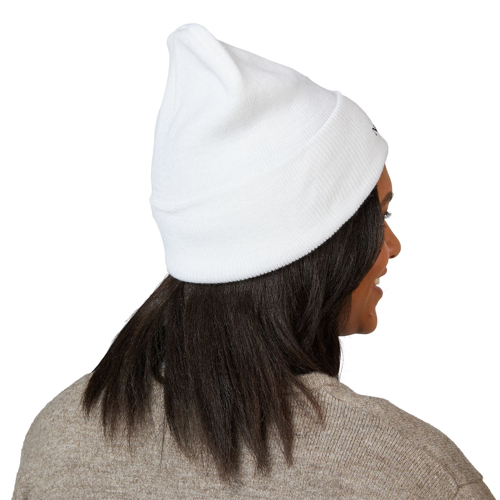 Embroidered Nova Cuffed Beanie — Classic Knit Winter Hat